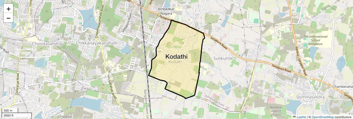 Kodathi Map