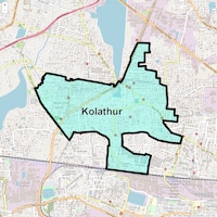 Kolathur Map