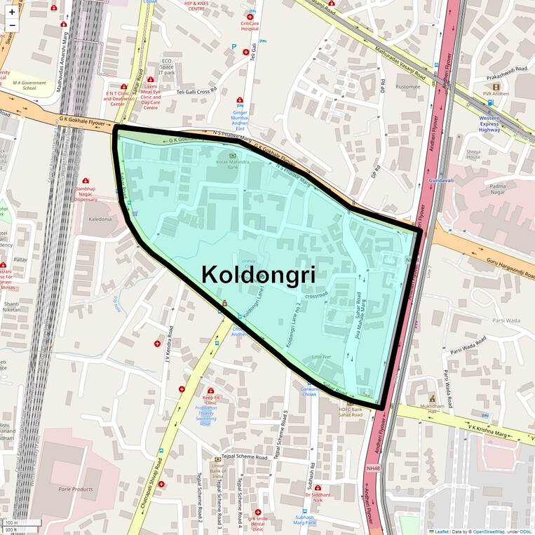 Location Map of Koldongri