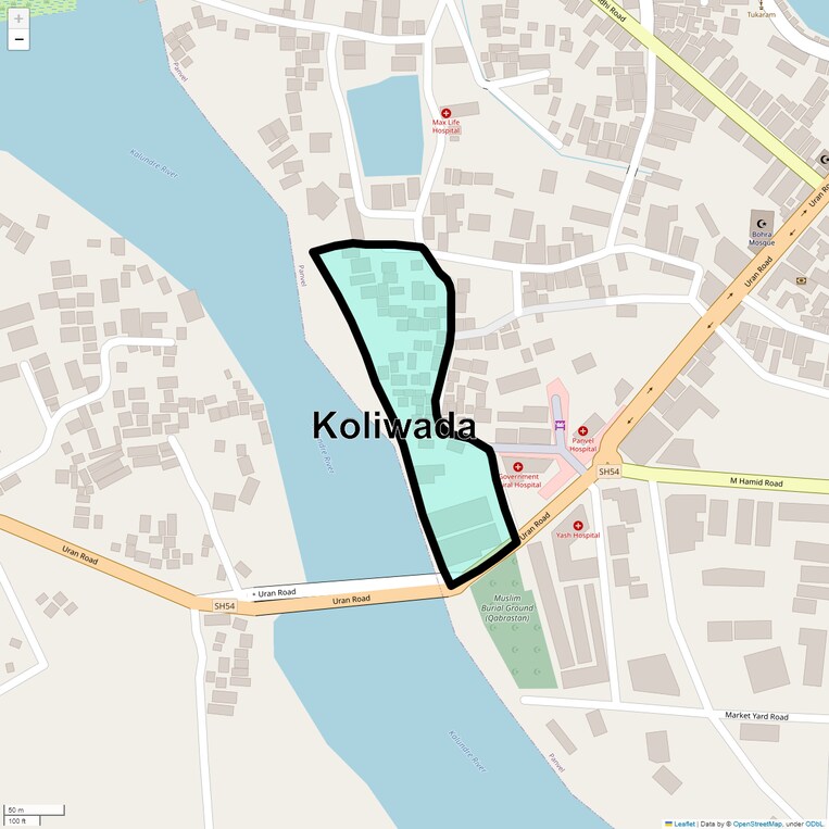 Location Map of Koliwada