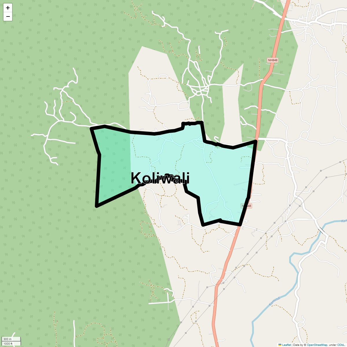 Koliwali Map