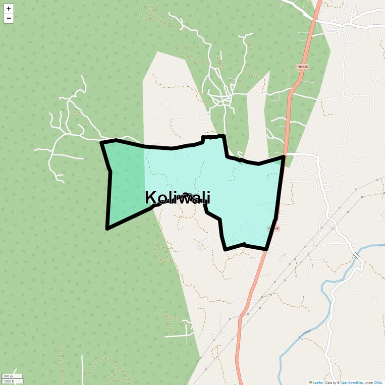 Location Map of Koliwali