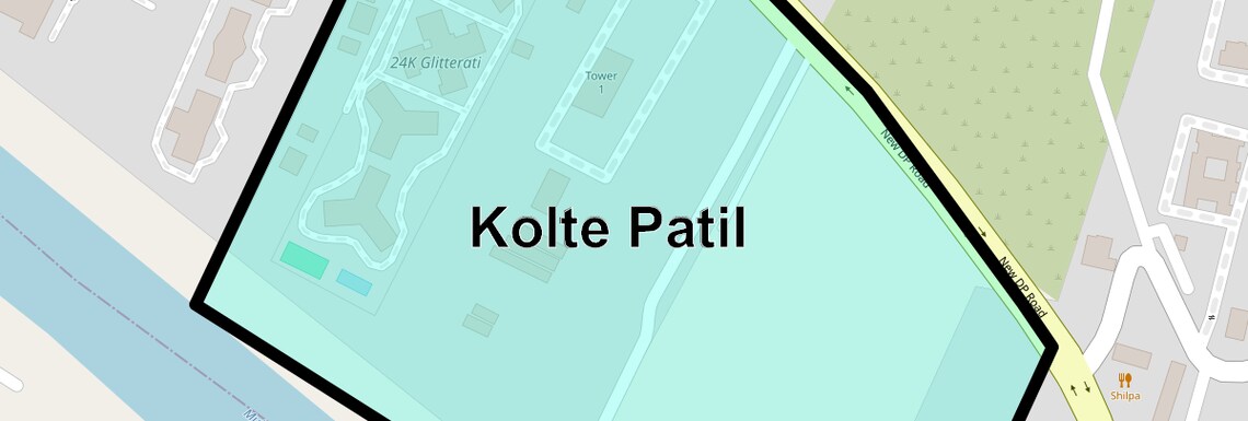 Location Map of Kolte Patil, Pune