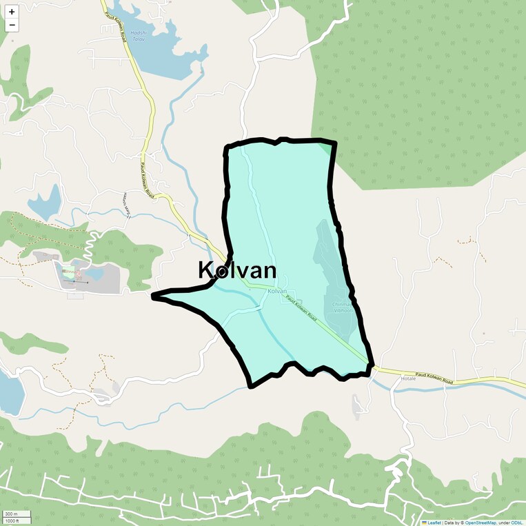 Location Map of Kolvan