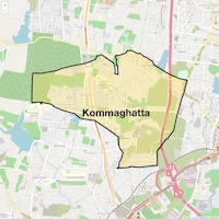 Kommaghatta Map