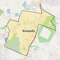 Kompally Map