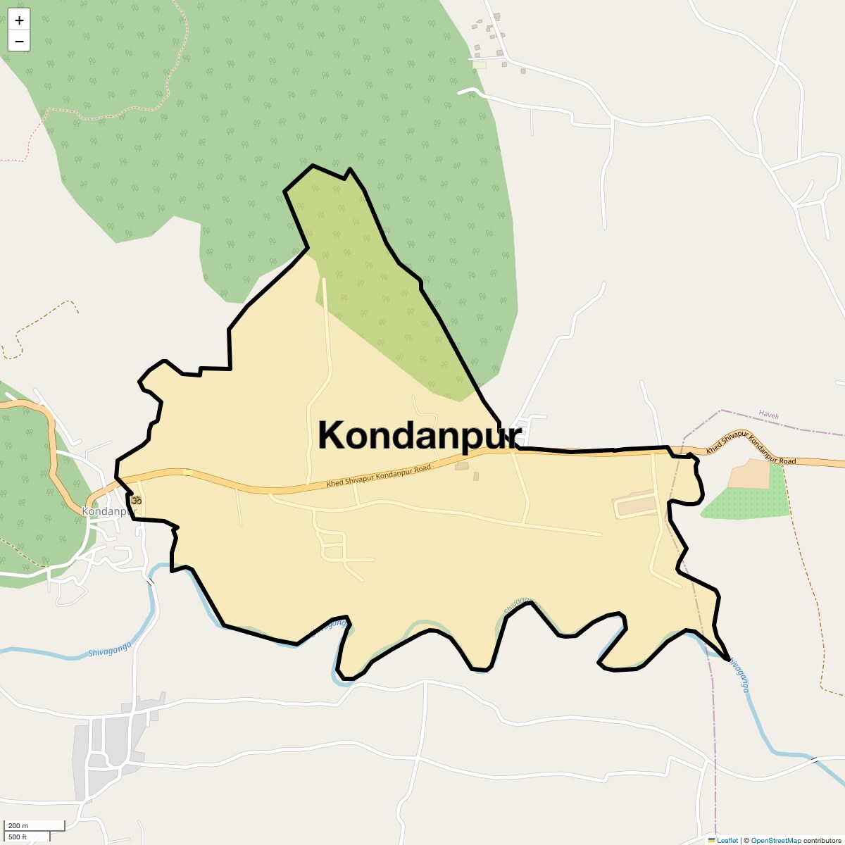 Kondanpur Map