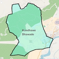 Kondhawe Dhawade Map