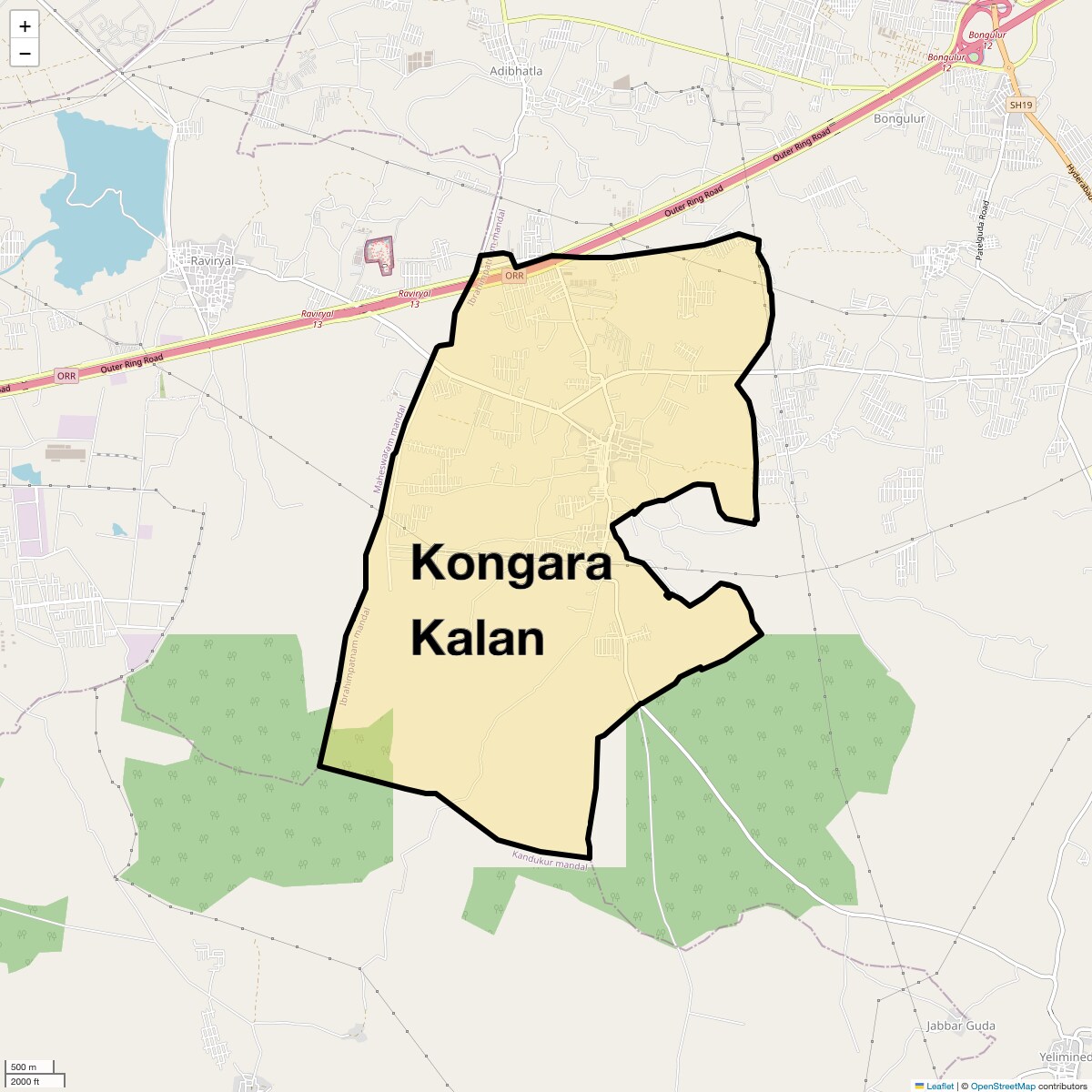 Check Time Travel of Kongara Kalan, Hyderabad