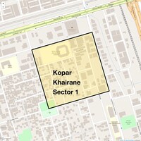 Kopar Khairane Sector 1 Map