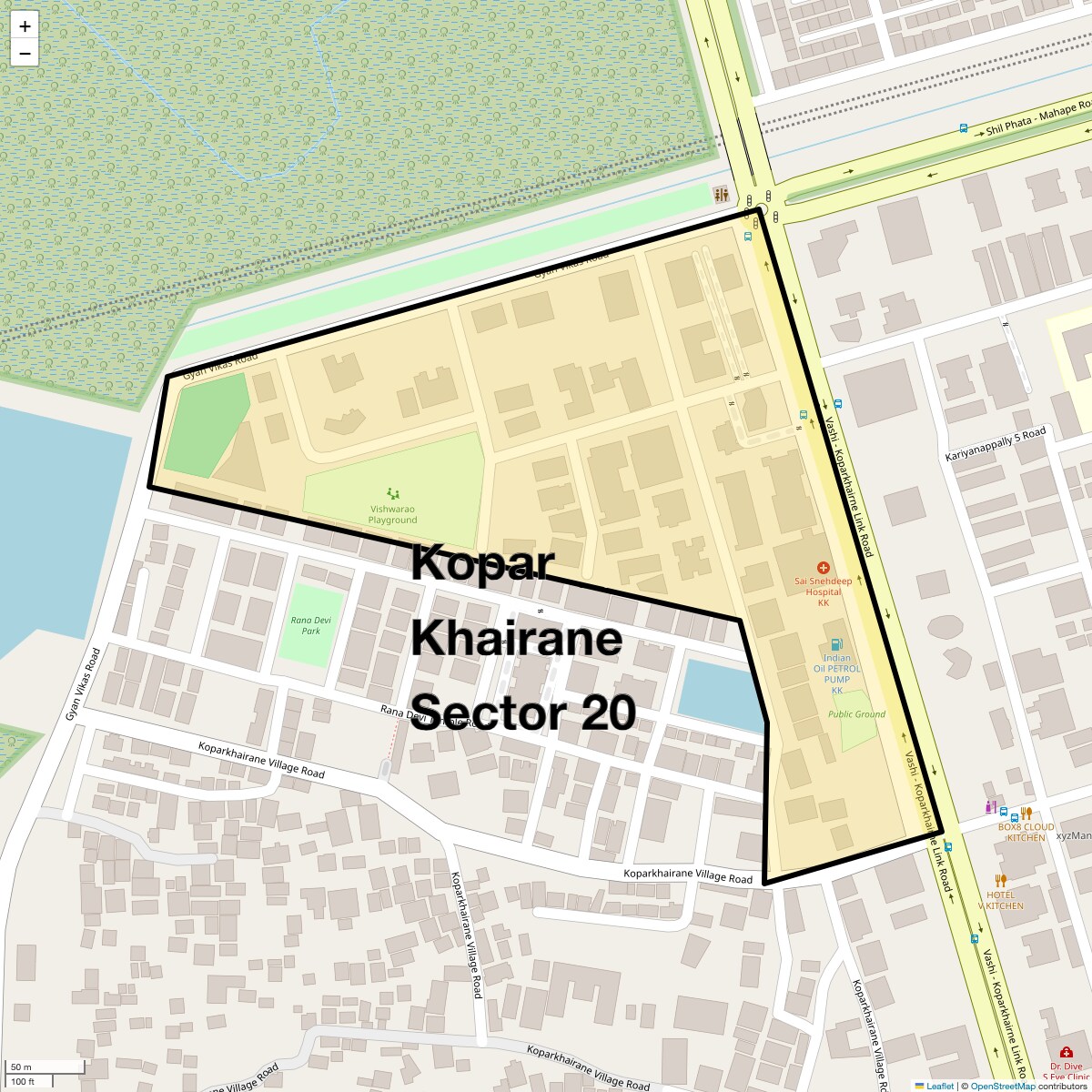 Check Time Travel of Kopar Khairane Sector 20, Navi Mumbai