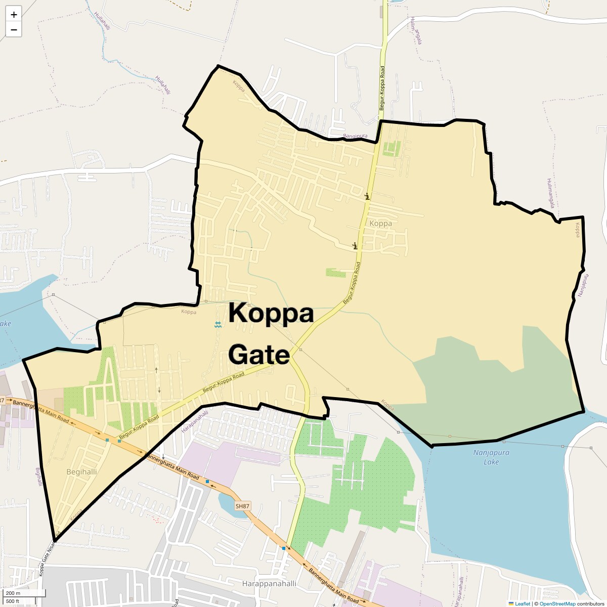 Check Time Travel of Koppa Gate, Bangalore