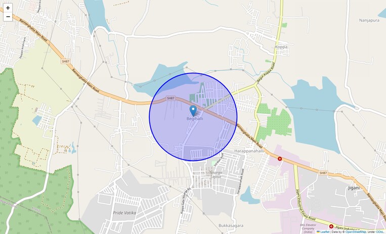 Location Map of Koppa Gate