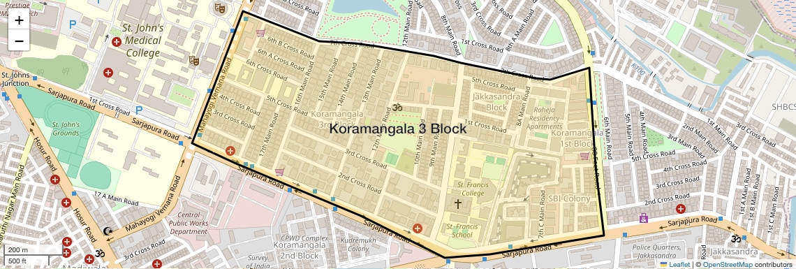 Koramangala 3 Block,Bangalore