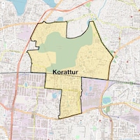 Korattur Map
