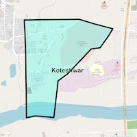 Koteshwar Map