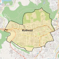 Kothrud Map