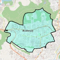 Kothrud Map