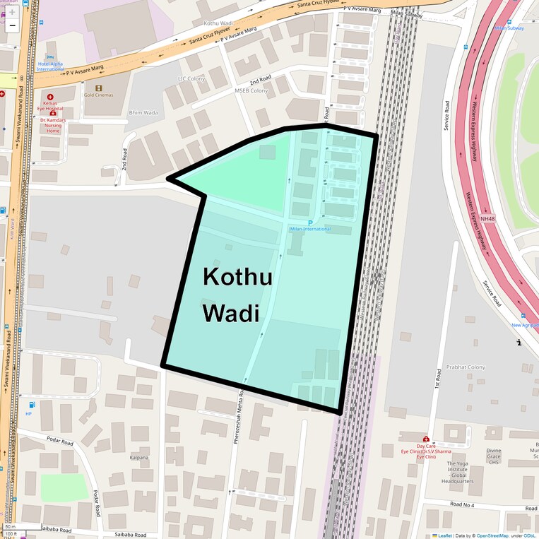 Location Map of Kothu Wadi