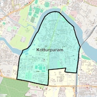 Kotturpuram Map