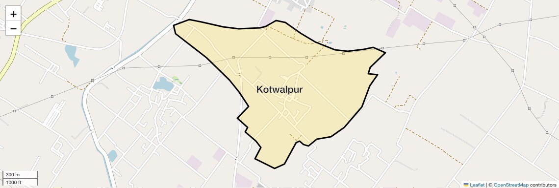 Location Map of Kotwalpur, Ghaziabad
