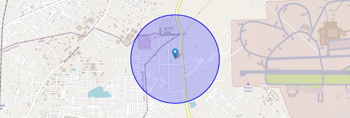 Location Map of Koyal Enclave, Ghaziabad