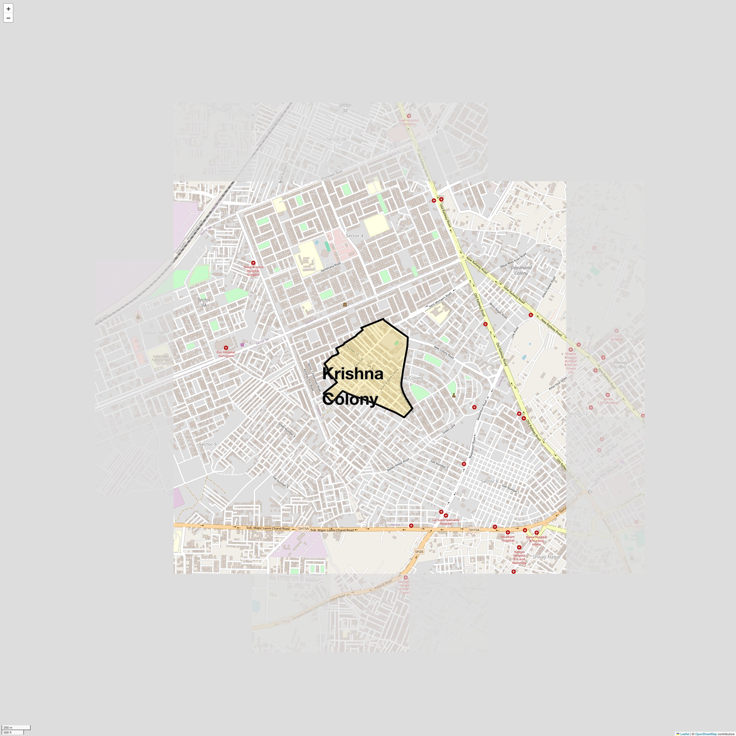 Check Time Travel of Krishna Colony, Gurgaon