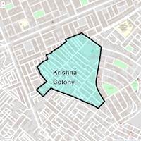 Krishna Colony Map