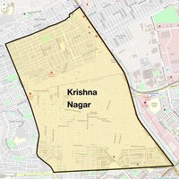 Krishna Nagar Map