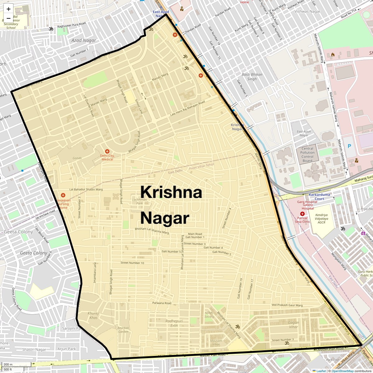 Check Time Travel of Krishna Nagar, Delhi
