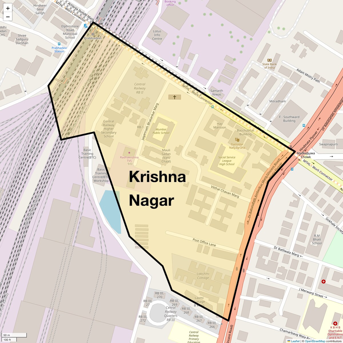 Krishna Nagar Map