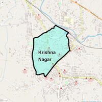 Krishna Nagar Map