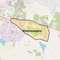 Krishnasagara Map