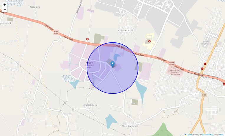 Location Map of Krishnasagara