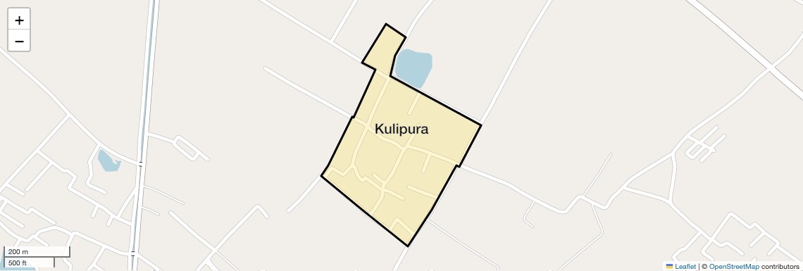 Location Map of Kulipura, Greater Noida