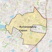 Kumaraswamy Layout Map