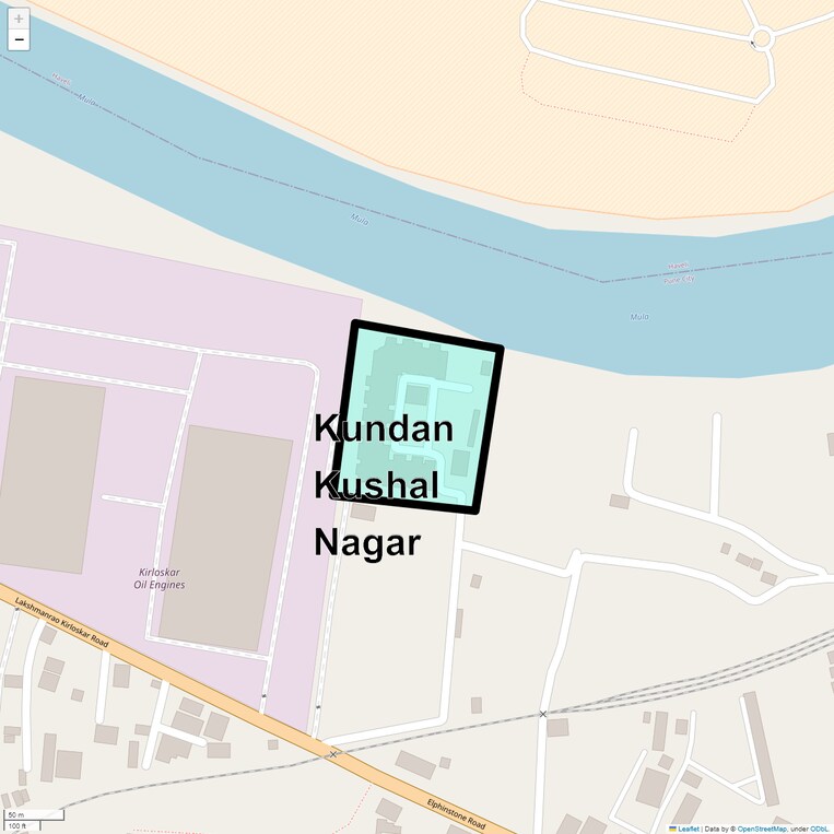 Location Map of Kundan Kushal Nagar