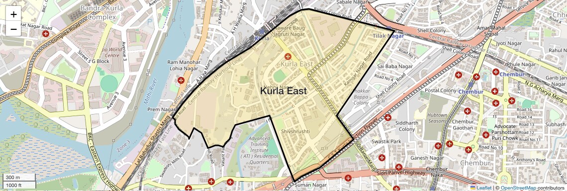 Check Time Travel of Kurla East, Mumbai