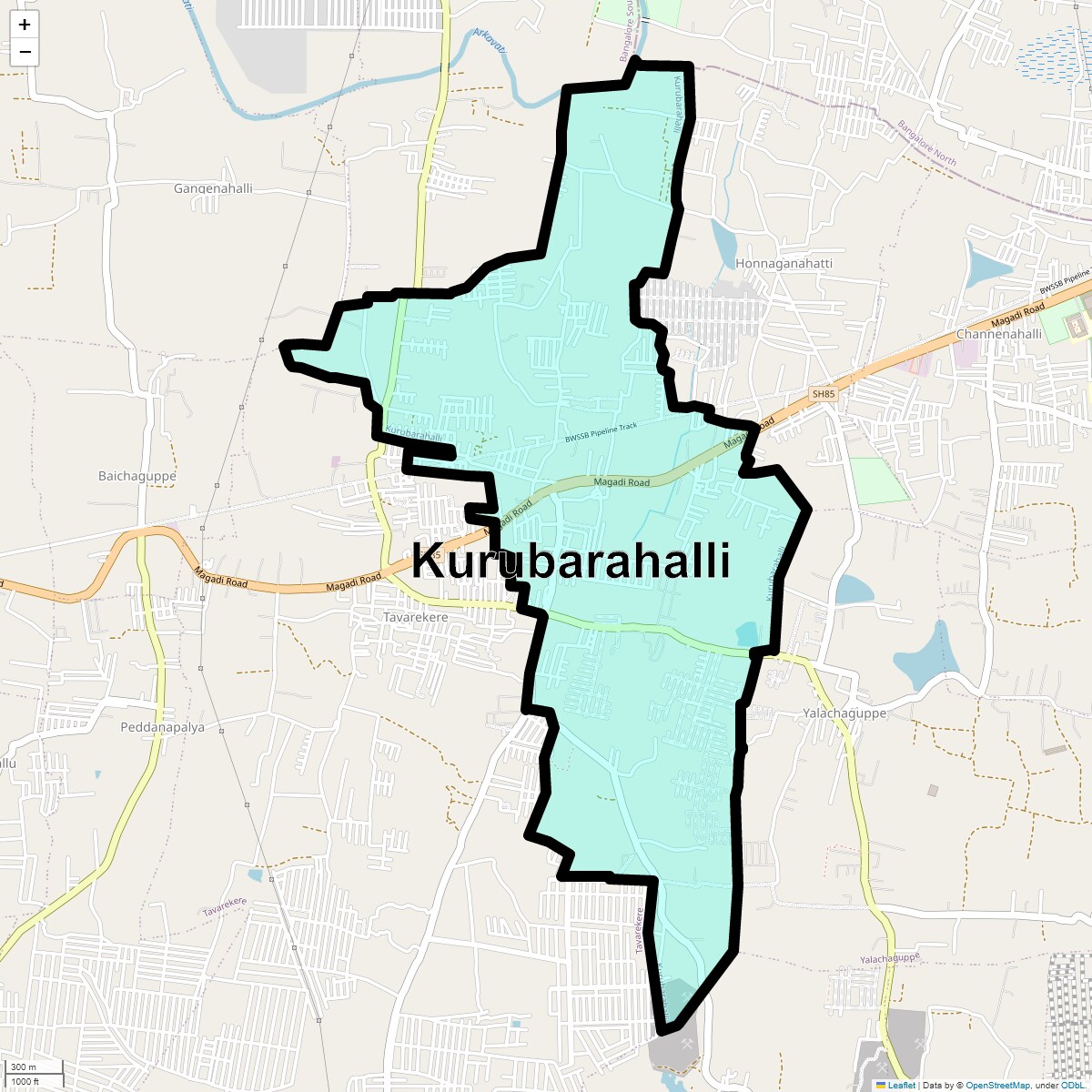Kurubarahalli Map