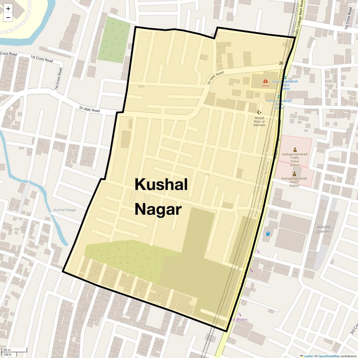 Check Time Travel of Kushal Nagar, Bangalore