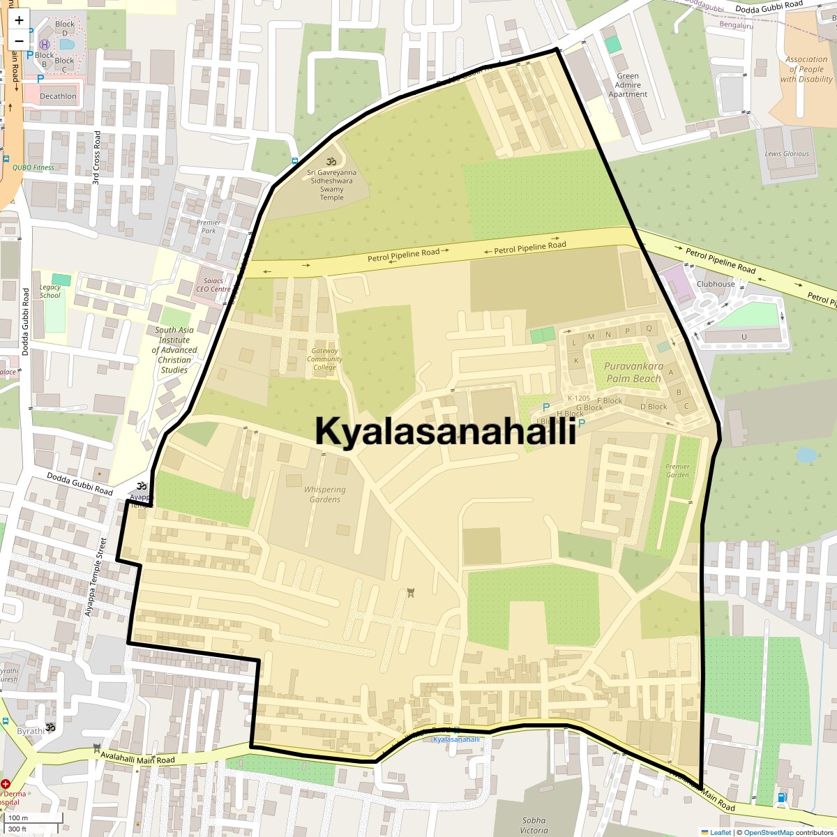 Check Time Travel of Kyalasanahalli, Bangalore