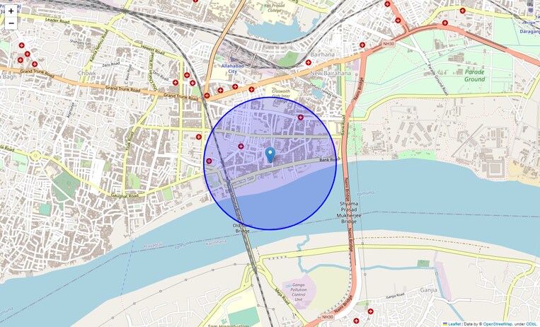 Location Map of Kydganj
