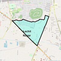 Lachit Nagar Map