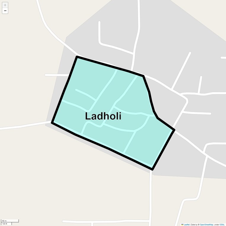Location Map of Ladholi