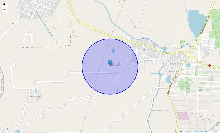Location Map of Ladpur