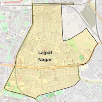 Lajpat Nagar Map