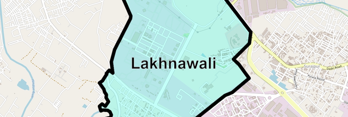 Location Map of Lakhnawali, Greater Noida