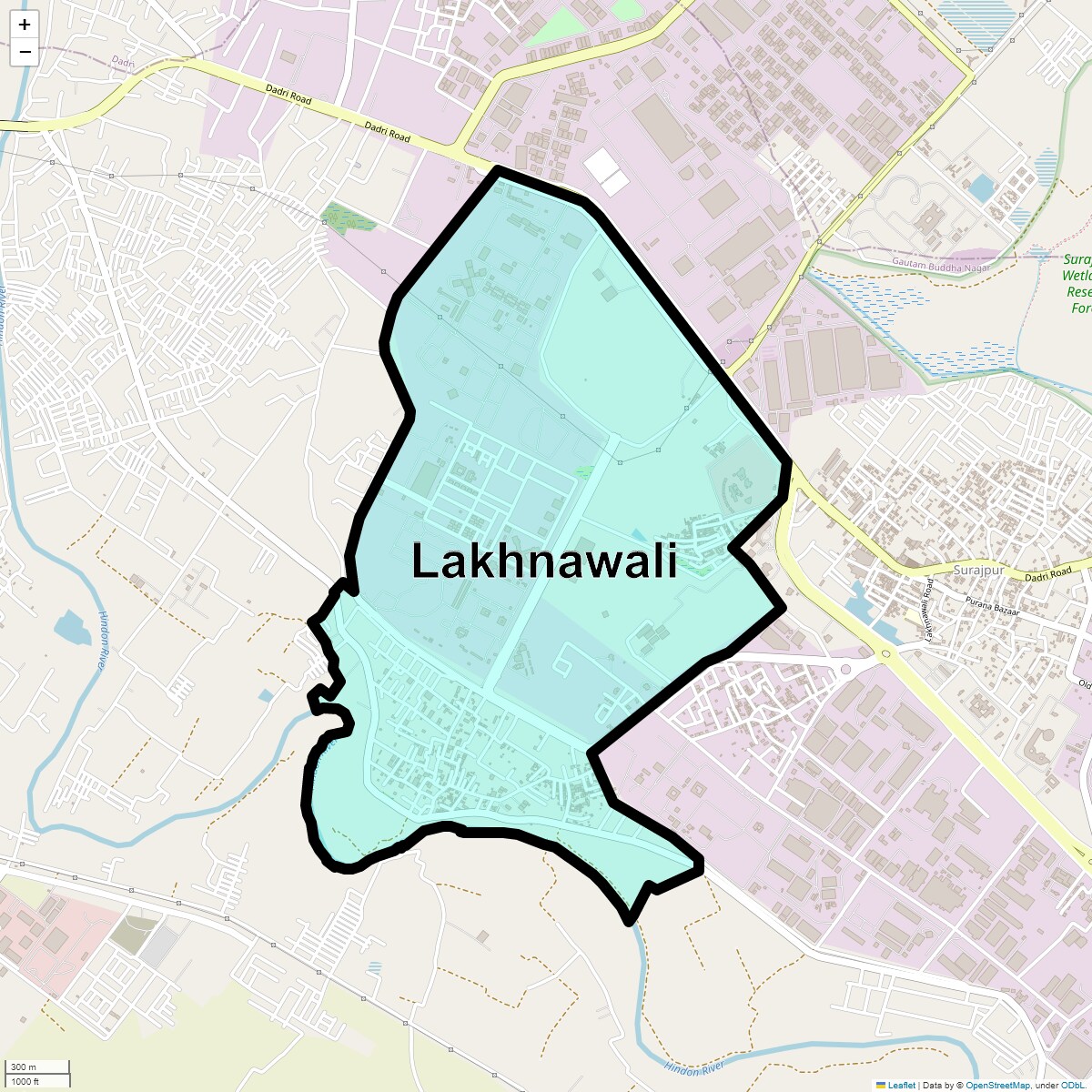 Lakhnawali Map