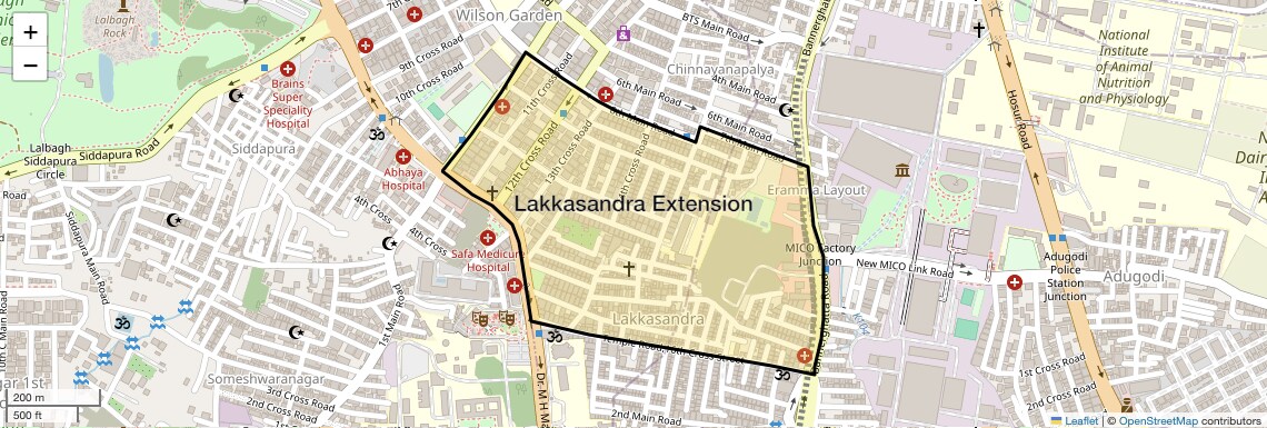 Lakkasandra Extension,Bangalore
