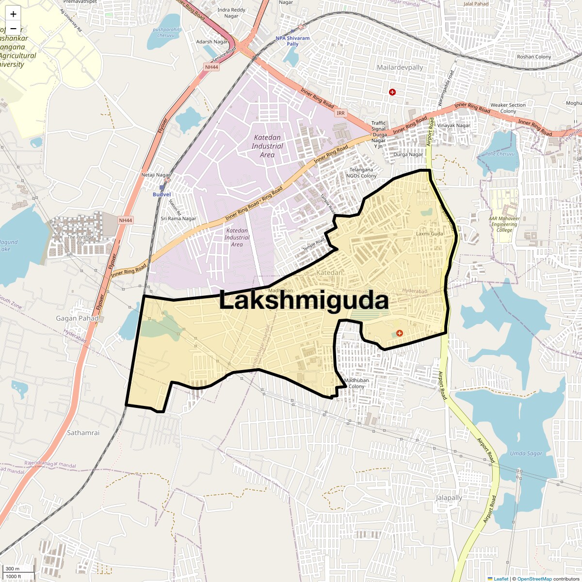 Check Time Travel of Lakshmiguda, Hyderabad